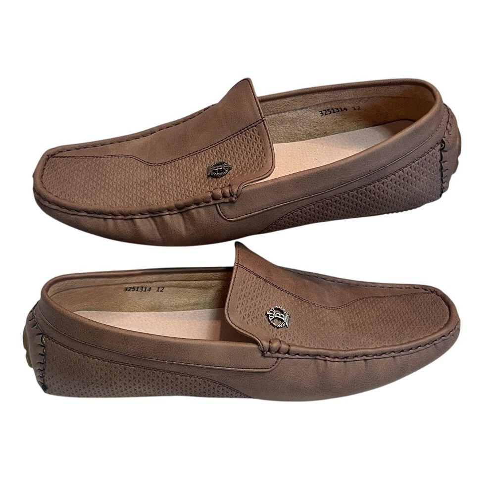 Bruno Marc‎ Brown Moc Driver Slip-On Loafers Mens 12
